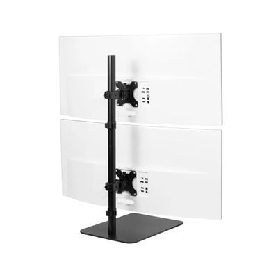 ADBWEKKF Dual Ultra-Wide Monitor Desk Stand with Adjustable Base for 2 Screens up to 45 Inches