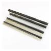 CTGFBUW 5pcs 2.54mm 40P 1x40 2x40 Pin Header Strip Male Single Double Row Insulator Plastic Straight Connector 17mm 21mm 20mm 25mm(2x40P L-20mm) view 1