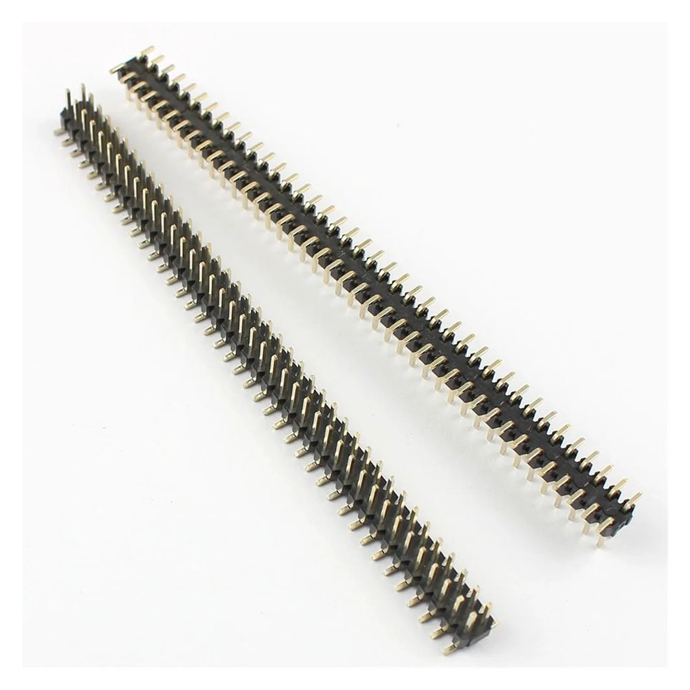 CTGFBUW 10pcs Gold Plated SMT SMD 2mm 2.0mm Pitch 2x40 80 Pin Header Strip Male Double Row 80P Socket Connector