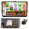 [8 Cores 6+128G] Car Radio for Volkswagen VW Golf Polo Passat B6 B7 Jetta Caddy Seat Tiguan Touran Skoda, 9" Touch Screen Double Din with Carplay/DSP/32EQ/Bluetooth5.0/WiFi/GPS Navi/1280 * 720 view 1