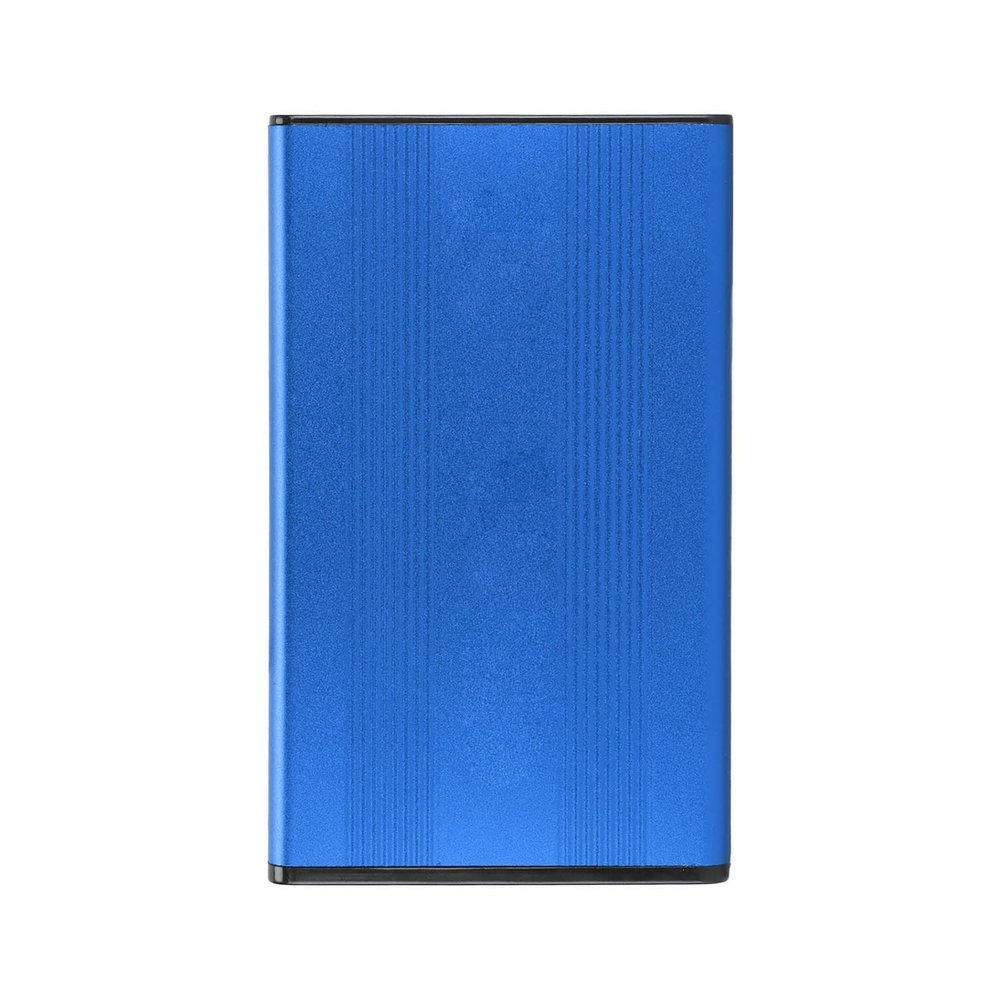 Aumotop Aluminum Alloy External HDD Enclosure, 2.5in 5Gbps 2TB Capacity with USB3.0 Interface for , for OS X, Vista, HDD Case, External HDD Case, Solidity State Drives (Blue)