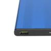 Aumotop Aluminum Alloy External HDD Enclosure, 2.5in 5Gbps 2TB Capacity with USB3.0 Interface for , for OS X, Vista, HDD Case, External HDD Case, Solidity State Drives (Blue) view 4