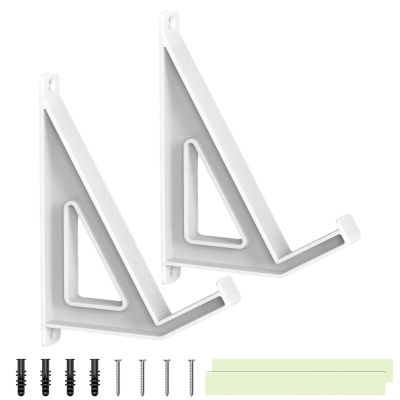 Laptop Wall Mount Shelf - Keyboard Wall Mount Hanger Display, Adjustable Computer Bracket, Sturdy Electronics Storage | Home Office Use for Art Books Frames Pictures Routers Bedside Desktop Storage