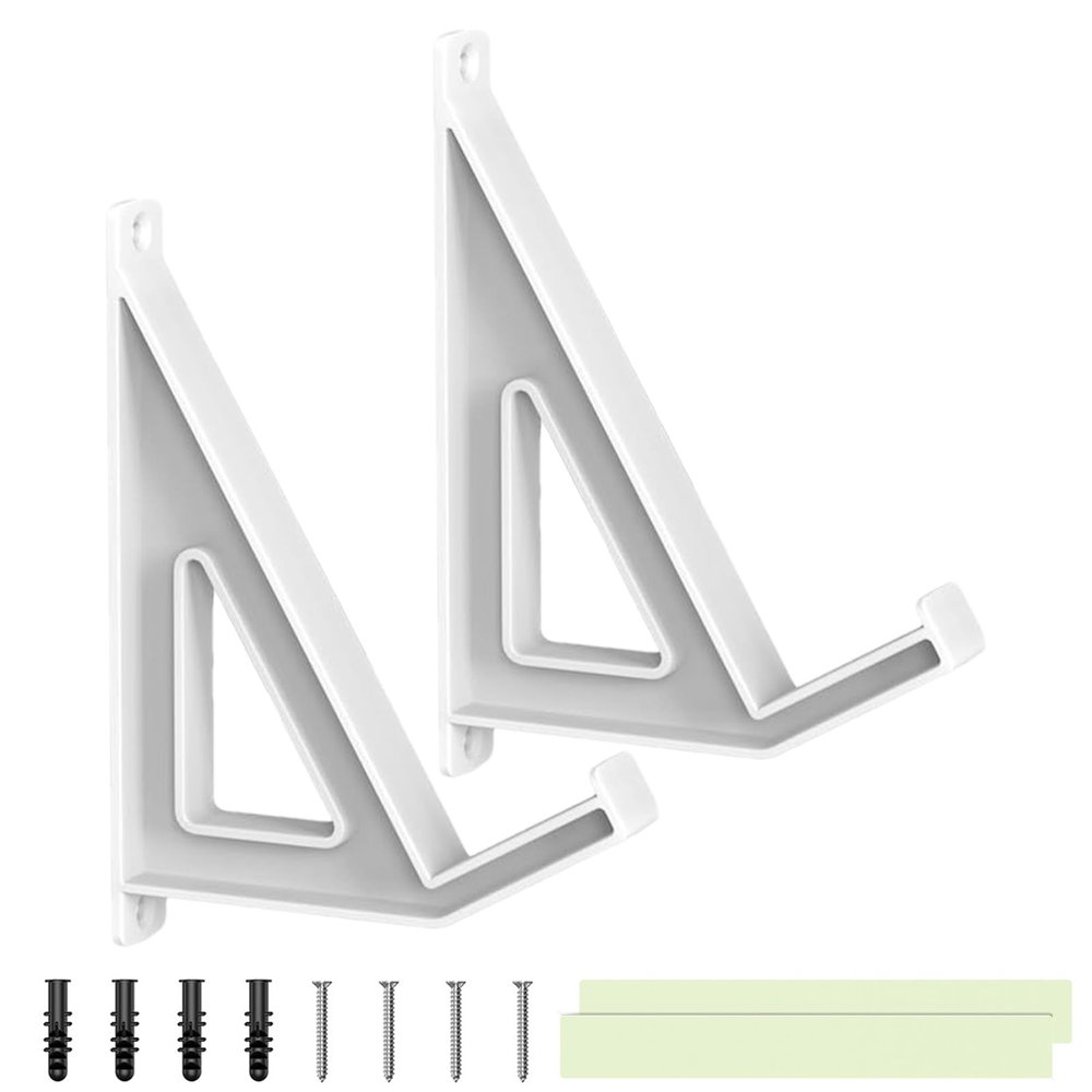 Laptop Wall Mount Shelf - Keyboard Wall Mount Hanger Display, Adjustable Computer Bracket, Sturdy Electronics Storage | Home Office Use for Art Books Frames Pictures Routers Bedside Desktop Storage