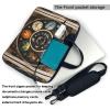 WZYWHJ 13 inch Astrolabe Prints Laptop Bag - with Soft Interior, Multiple Pockets - Ideal for Men, Travel and Business view 4