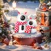 New Year Accessory Set for IMILAB C21, C22, C30 Dual, C40, Reindeer Antler Ears & Red Scarf Decoration, Cute Holiday Outfit for Indoor Security Camera, Festive New Year Home Dcor view 3