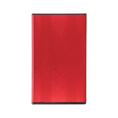 Aumotop Aluminum Alloy External HDD Enclosure, 2.5in 5Gbps 2TB Capacity with USB3.0 Interface for , for OS X, Vista, HDD Case, External HDD Case, Solidity State Drives (Red)