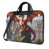 WZYWHJ 13 inch Mountaintop Dragon Prints Laptop Bag - with Soft Interior, Multiple Pockets - Ideal for Men, Travel and Business view 1