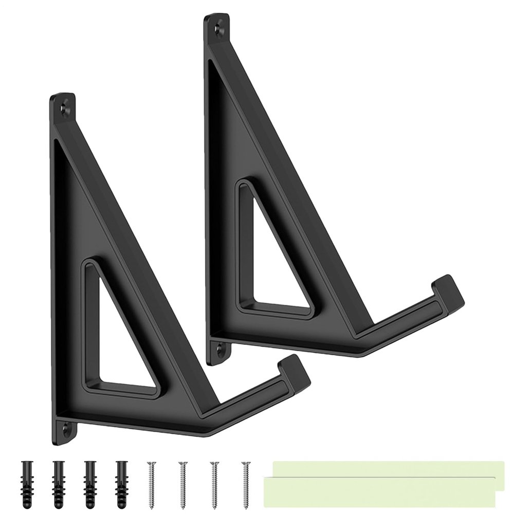 Adjustable Computer Bracket - Laptop Wall Mount Shelf, Keyboard Hanger Display, Sturdy Electronics Storage, Space-Saving Design | Office Home Use for Art Books Frames Pictures Routers Bedside Storage
