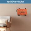Adjustable Computer Bracket - Laptop Wall Mount Shelf, Keyboard Hanger Display, Sturdy Electronics Storage, Space-Saving Design | Office Home Use for Art Books Frames Pictures Routers Bedside Storage view 3