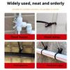 100pcs Zip Ties with Screw Hole, Multipurpose Nylon Universal Cable Tie, 2026 Upgraded Heavy Duty Black Zip Ties with 100pcs Screws, 75lbs Mountable Head Self-locking Straps (Black) view 3
