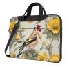 WZYWHJ 14 inch Goldfinch Prints Laptop Bag - with Soft Interior, Multiple Pockets - Ideal for Men, Travel and Business view 1
