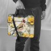 WZYWHJ 14 inch Goldfinch Prints Laptop Bag - with Soft Interior, Multiple Pockets - Ideal for Men, Travel and Business view 2
