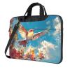WZYWHJ 15.6 inch Birds Flying Prints Laptop Bag - with Soft Interior, Multiple Pockets - Ideal for Men, Travel and Business view 1