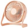 byepica 8 Inch USB Desktop Fan with Adjustable Angles, Quiet 2-Speed Portable Cooling for Work, Study & Bedroom in Orange view 1