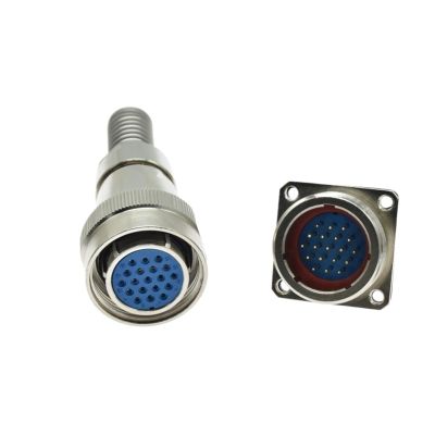 VPAHHYQKU Order 25 Day IP69 Waterproof Connector SFX24-19P Male and Female 19 core - Underwater 20 Meter Connector