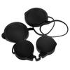 KONTONTY 3pcs Rubber Lens Caps for Binoculars and Telescopes Eyepiece and Objective Covers Fit Protective Lens Covers for Outdoor Bird Watching and Travel view 1