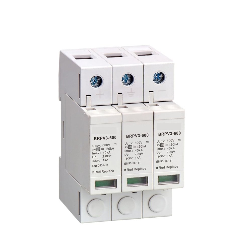 YUANFANNN Surge Protective Device TUV Photovoltaic DC Surge Protector 3P Arrester TYPV3-600