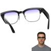 NEXLENZ Smart Camera Glasses with Blue Light Lenses8MP Hands-Free Photo&Video,AI Object Recognition with Voice Feedback,Real-Time Translation,Open-Ear Bluetooth Audio&Calls,IP65 Half-Frame Design view 1