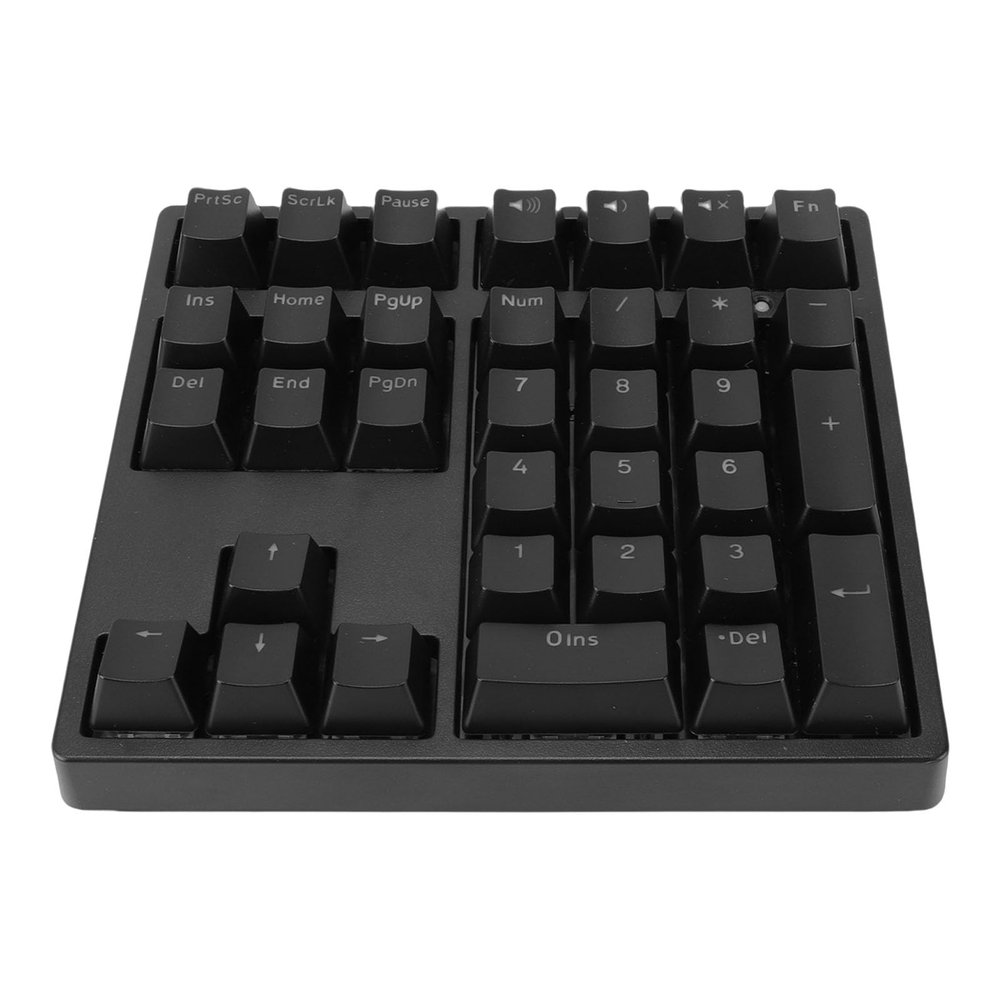 YUEHISY Number Pad, Mechanical 34 Keys USB C Wired Numeric Keypad with RGB Backlit, Blue Switches, Plug and Play for Laptop and Desktop (Black)