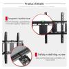 Universal TV Wall Mount Bracket Tilt Adjustable Strengthen Support for 26''-65'' TV Stand Holder Load Up to 50kg VESA 400 * 400mm(Style 1) view 3