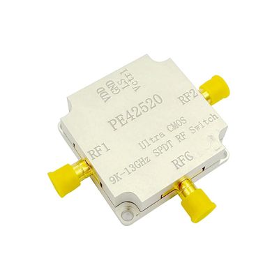 JMT PE42520 13GHz RF Module SPDT Switch X-Band Switching 10Port with SMA Female Connector 35 * 35mm