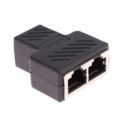 1 x RJ45 Network Splitter Adapter Port CAT5/6 LAN Ethernet Cable(ZH32-X187)