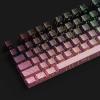 NLAIOUSL Ergonomic Side Printed Keyboards Keycaps PC Heat Sublimated Contouring Lines Pattern for Mechanical Ergonomic PC Heat Sublimated view 4