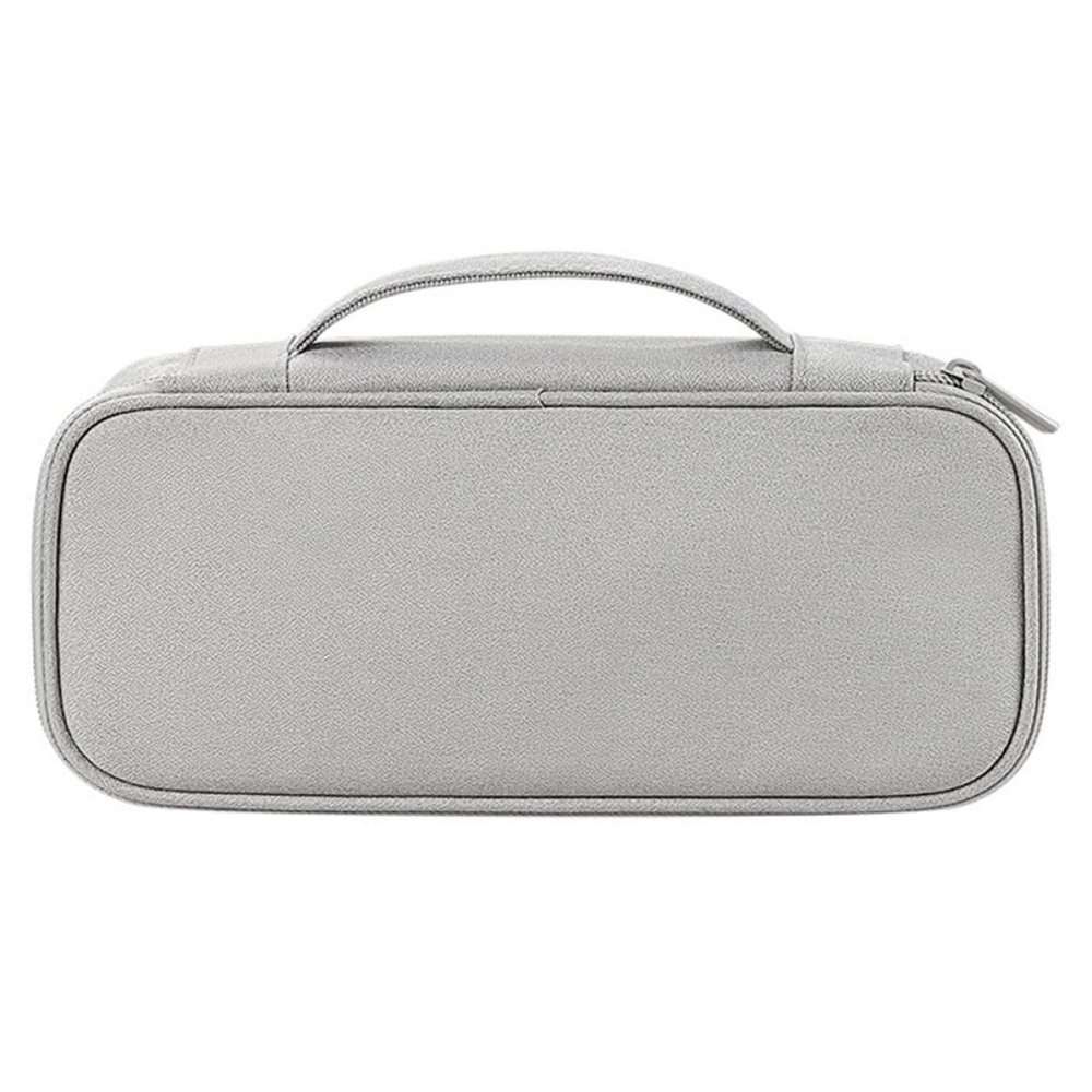 BESPORTBLE Multifunctional Electronic Organizer Cable Bag Large Capacity Digital Accessories Storage Case Portable Travel Packing Bag for Cables Chargers Power Banks in Elegant Gray