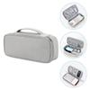 BESPORTBLE Multifunctional Electronic Organizer Cable Bag Large Capacity Digital Accessories Storage Case Portable Travel Packing Bag for Cables Chargers Power Banks in Elegant Gray view 3