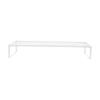 COHEALI Ergonomic Desk Monitor Riser Stand with Frame Height Computer Display Riser for Office and Home Space-saving Monitor Rack with Keyboard Storage White Desktop Organizer view 1