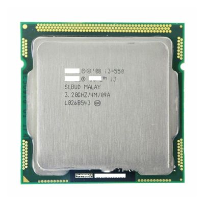3PC I3 550 3.2GHz/ 6MB Socket LGA 1156 CPU Processor HD Supported Memory: DDR3-1066, DDR3-1333