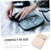 SEWACC Travel Cable Organizer Bag Portable Electronics Accessories Case for Chargers Hard Drives USB Cables Travel Essentials for Women Men Scratch-resistant Storage view 3