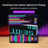 Audio Spectrum Analyzer LED Music Display 84 Effects/Fast Sound Pickup/Voice-Controlled line Automatic Switching view 2