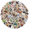 100PCS Wild Animal Stickers  Jungle Safari Wildlife Zoo Waterproof Vinyl Stickers Water Bottles, Laptop, Scrapbook, Party Favors, Classroom Rewards view 1