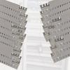 78.7in Length Duct PVC Open Slot Wiring Raceway, Cable Management Channel Cord Track for Under Desk/Laboratory/Businesses, Wire Channels to Hide Wires Gray(25 PCS,W H 2.4IN x 2.4IN) view 1