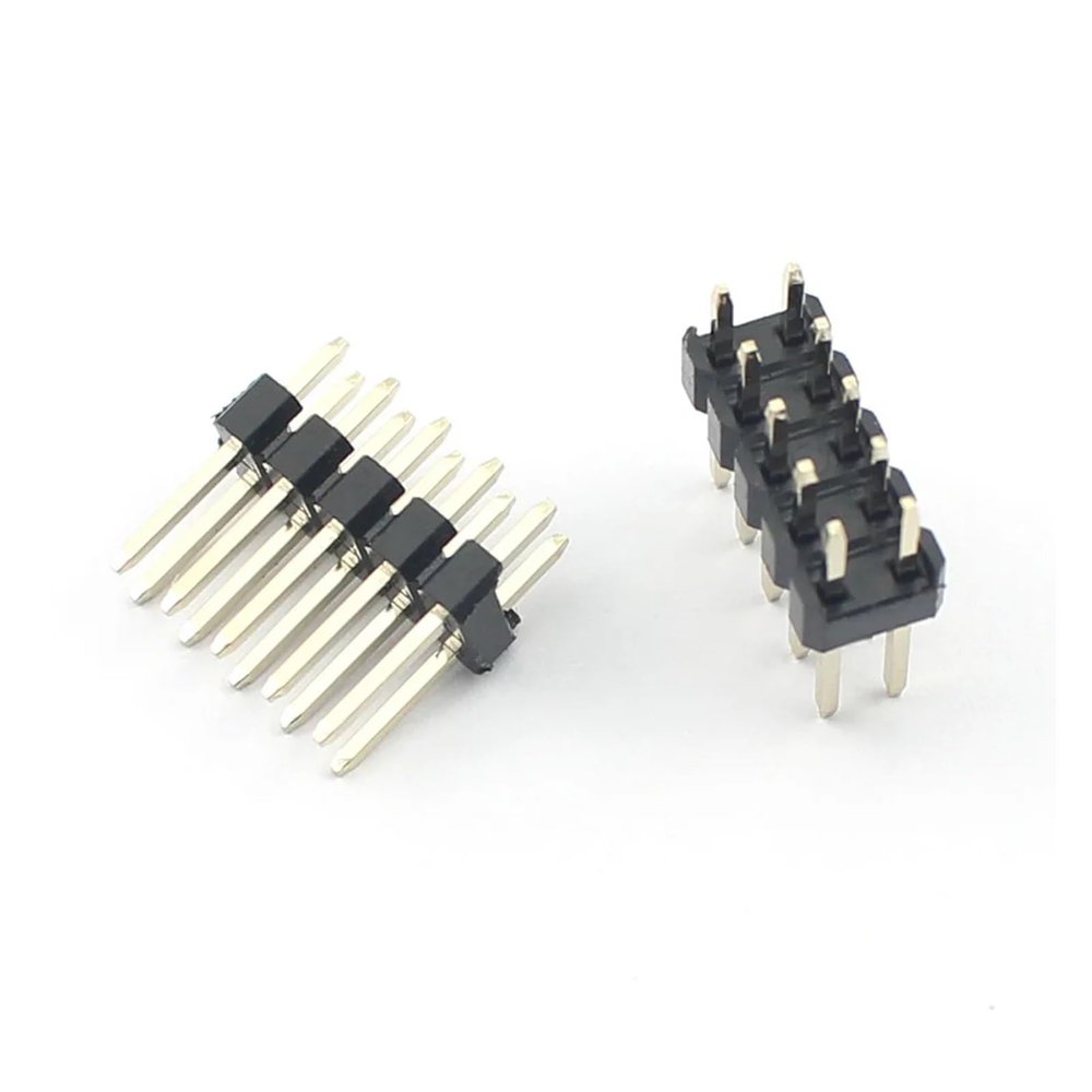 CTGFBUW 10pcs 2.54mm Pitch 2x3 2x5 6 10 Pin Male Double Row Straight Header Strip Connector 6P 10P(10P)