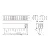 CTGFBUW 20pcs 2mm 2.0mm Pitch 2x11 Pin 22 Female Dual Row Straight Header Strip Socket Connector 22P view 4