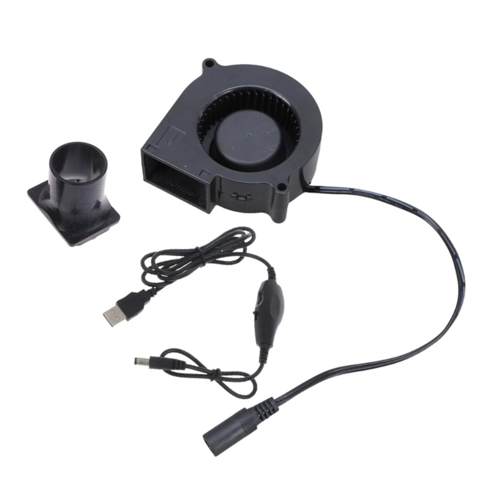 75mm Fan with USB Controller for Server Rack Data Center Cooling USB Fan for Tight Spaces