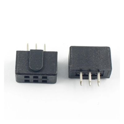 CTGFBUW 100pcs 2.54mm 0.1" Pitch Female Pin Header Strip 2x3 6 with Polarizing Key