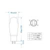 2A3 TII Electron Tube Replaces 2A3 Vacuum Tube with Precision Matching(2 pcs) view 4