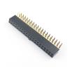 CTGFBUW 10pcs 2.54mm Pitch 2x20 40 Pin Right Angle Female Header Strip Polarizing Key Connector view 1