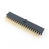 CTGFBUW 10pcs 2.54mm Pitch 2x20 40 Pin Right Angle Female Header Strip Polarizing Key Connector view 2