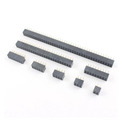 CTGFBUW 10pcs 2mm 2.0mm Pitch 2x2/3/4/5/6/7/8/9/10/11/12/13/14/15/16/18/20/22/25/30/32/40 Pin Double Straight Female Header Connector(2x6P)