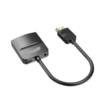 HYAGBCOP to V/GA Adapter 1080P HD Male to Female Converter with 3.5 Ja-ck Cable for P;S/4 PC Projector(with audioWith Power)