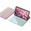 Backlit Keyboard Case for Lenovo Idea Tab 11" / K11 Gen 2 (2025), 7-Color Rainbow Backlight Magnetic Detachable Keyboard Cover,Pink view 1