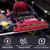 Heavy Duty 12V-48V DC Bus Bar Power Distribution Block 250 Amp with 4 Binding Posts and Flame Retardant Nylon Base for Automotive Marine RV Boat and Trailer Electrical Systems(M10 red) view 3