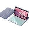 PboyiqiS Backlit Keyboard Case for Lenovo Tab Plus 11.5 Inch 2024, 7-Color Rainbow Backlight Magnetic Detachable Keyboard Cover,Purple view 1