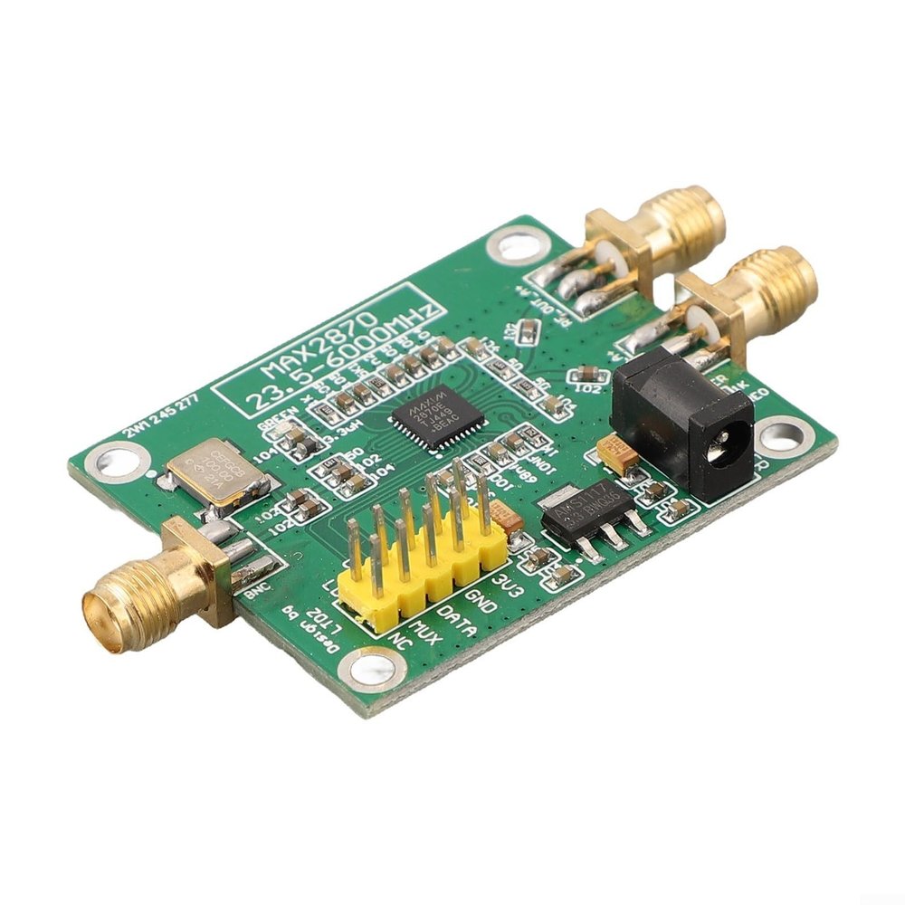 KoiLykke MAX2870 RF Signal Generator Module, 23.5MHz-6000MHz PLL VCO for STM32 Driver for Ultra-wideband Signal Source