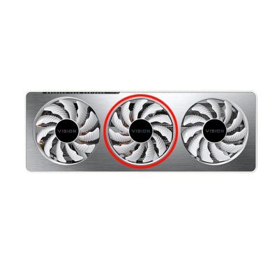 77mm PLD08010S12H RTX3060 3060Ti Graphics Fan  Compatible For GIGABYTE Compatible For GeForce RTX 3060 RTX 3060 Ti Vision OC 3X WINDFORCE Video Card Fan(Middle fan)
